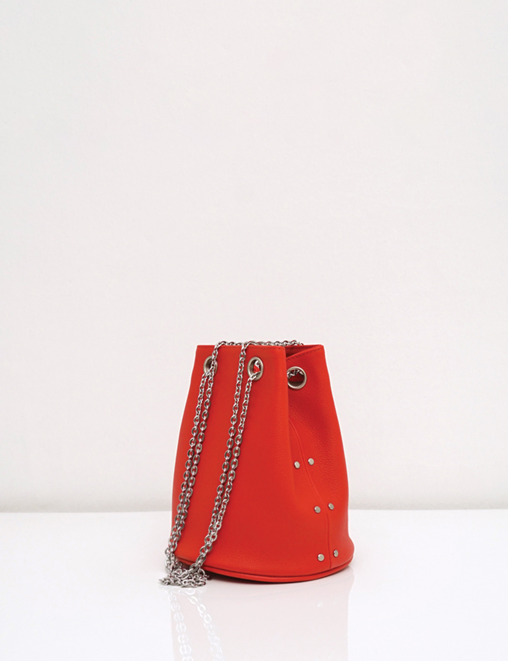 12mini chain bag / red